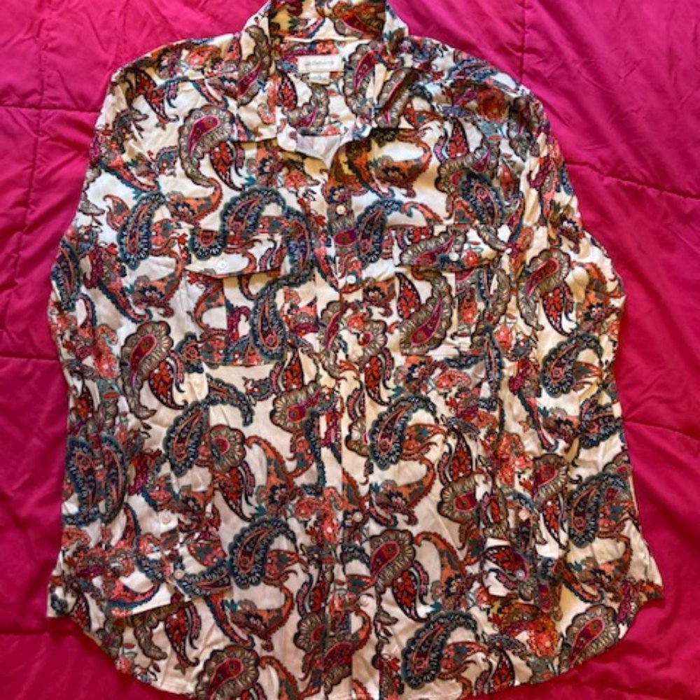 Women's button-down shirt by LIZ CLAIBORNE Size:XL